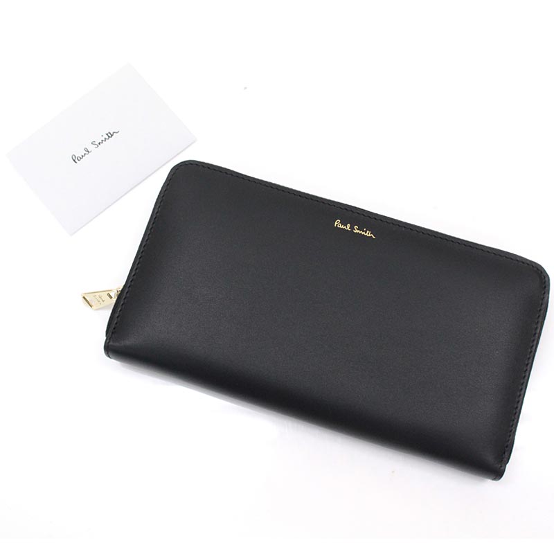 PAUL SMITH ポールスミス 長財布 ラウンドファスナー 財布 レザー 本革