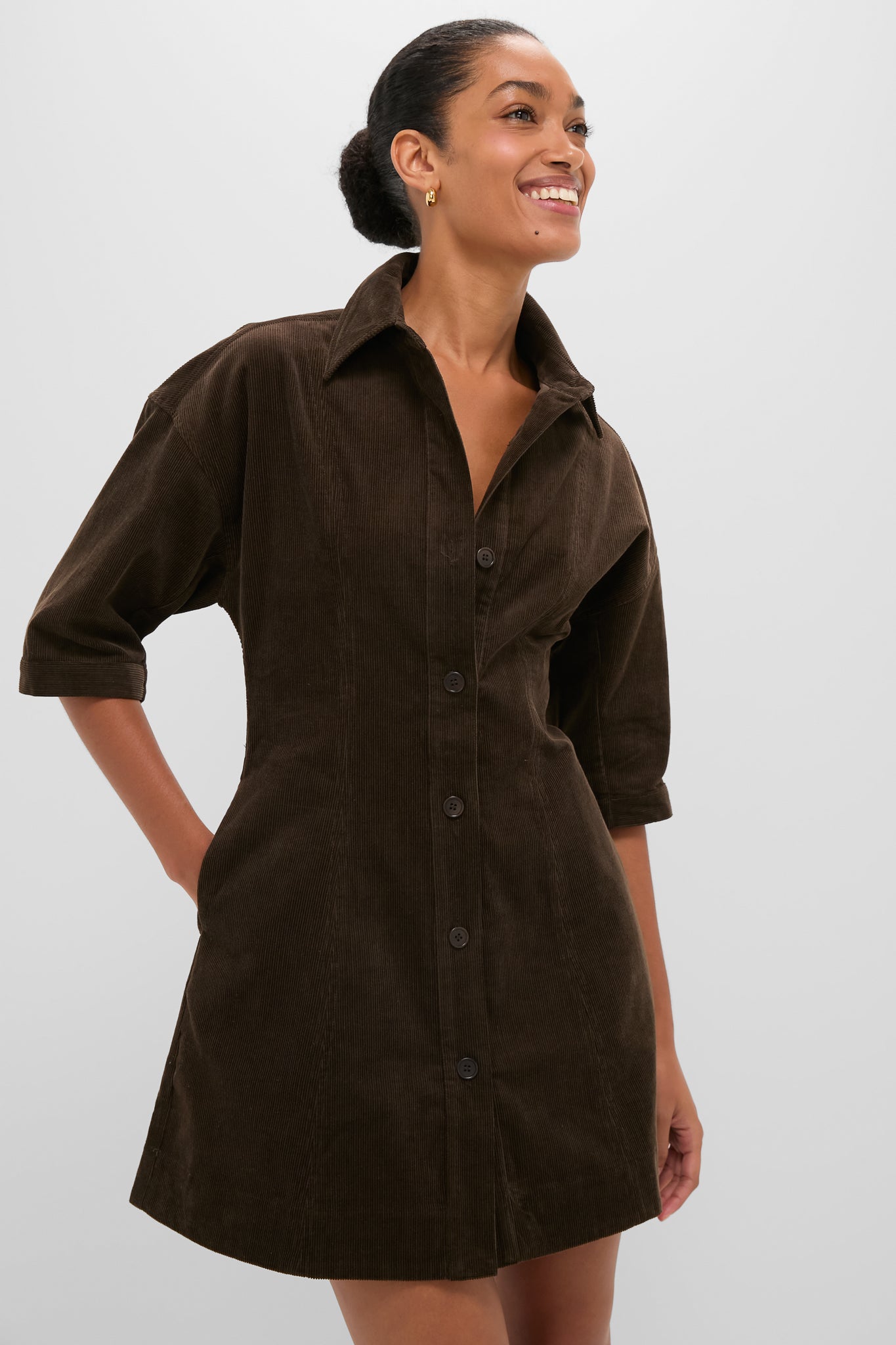 Carob Luz Mini Dress | Apiece Apart