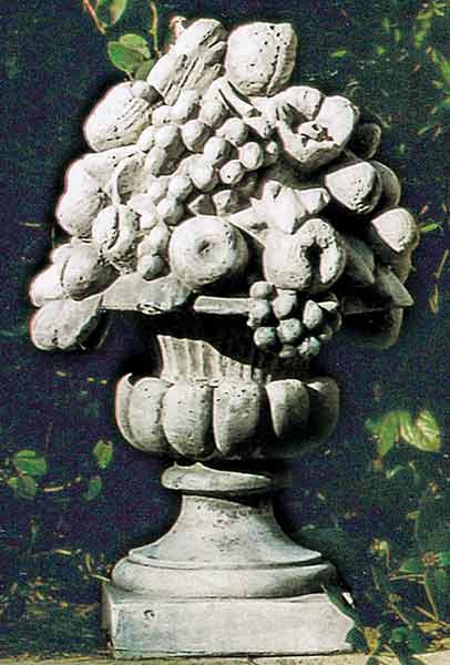 楽天市場】イタリア製石像（ガーデン オーナメント） フルーツ飾り（中