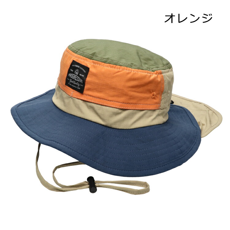 楽天市場】子供服 Kids Foret (キッズフォーレ) 配色撥水ハット・帽子