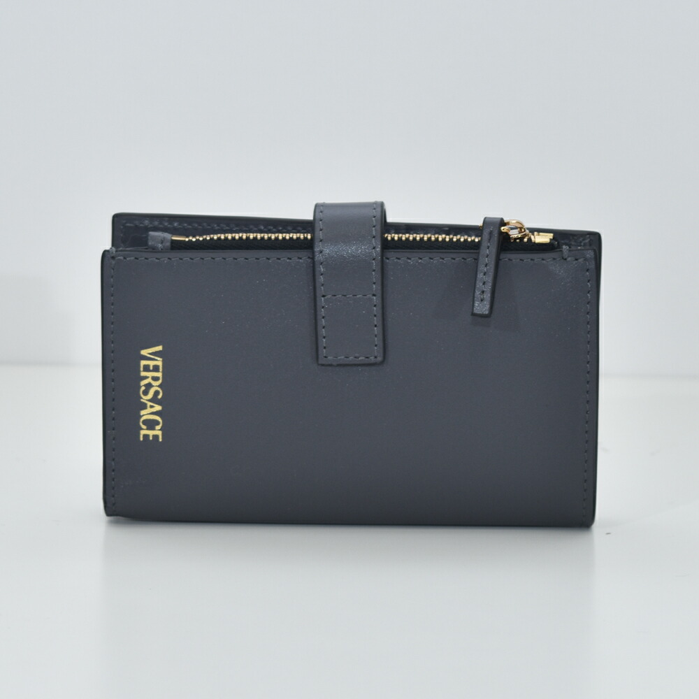 楽天市場】ヴェルサーチ 二つ折り財布 小銭入れ付き メデューサ ロゴ