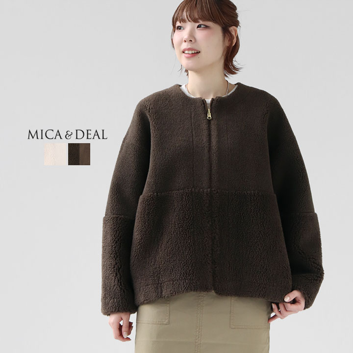 楽天市場】MICA & DEAL マイカ＆ディール｜リバーシブル ノーカラー