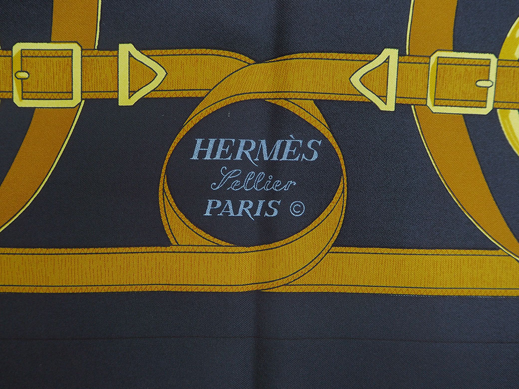 楽天市場】エルメス HERMES スカーフ カレ 90 カレ90 中古 Eperon d'or