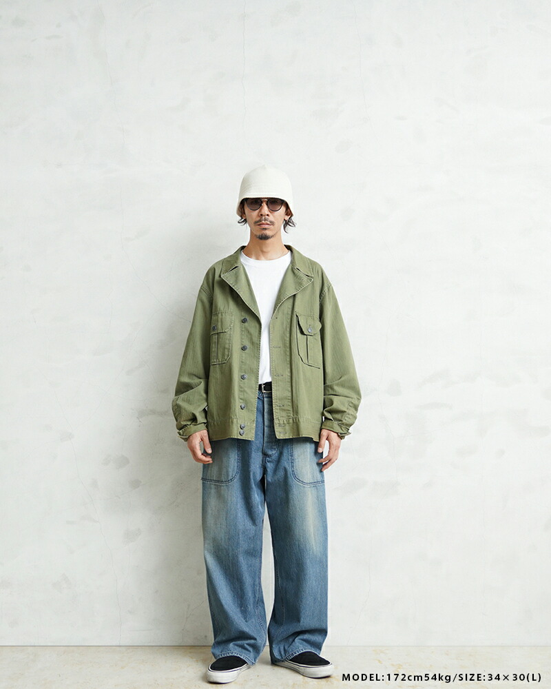 楽天市場】WAIPER.inc 米軍 1940's U.S.NAVY M-45 デニムトラウザー