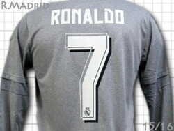 楽天市場】レアルマドリード 15/16 アウェイ（グレー） # 7 RONALDO