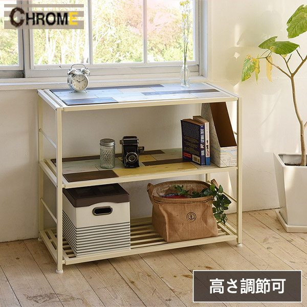 楽天市場】【土日限定☆クーポン有】収納ラック 木製ラック ホワイト