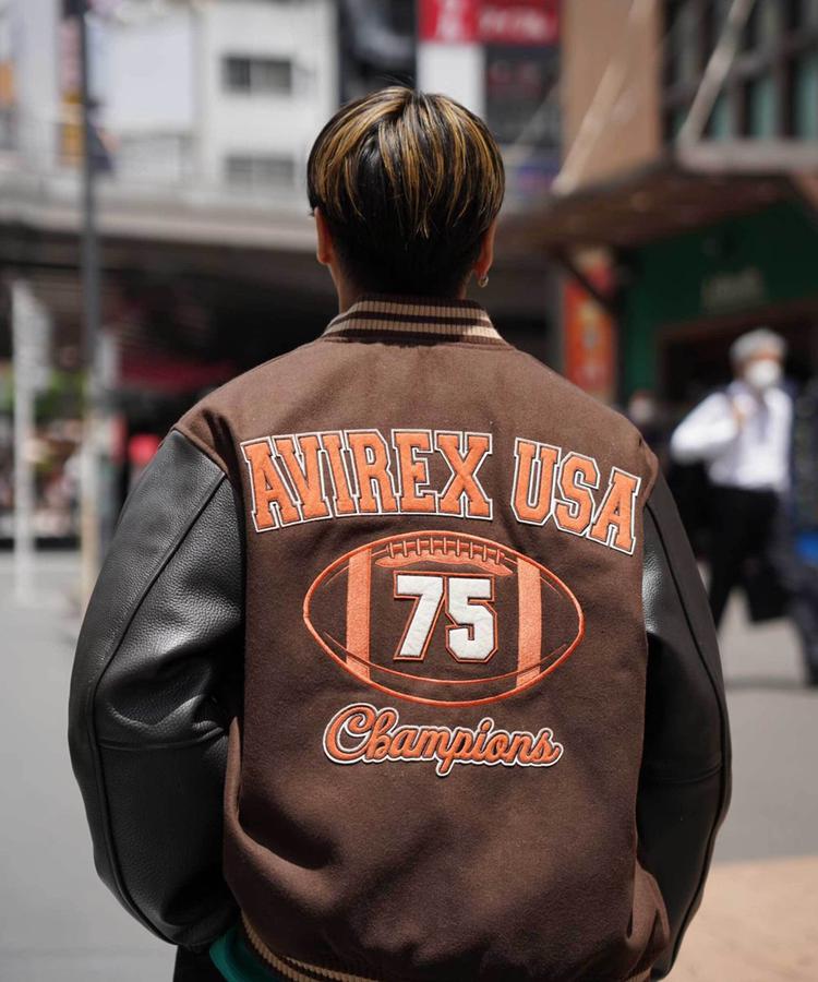 楽天市場】AVIREX 公式通販｜《WEB&DEPOT限定》SKOOKUM VARSITY JACKET
