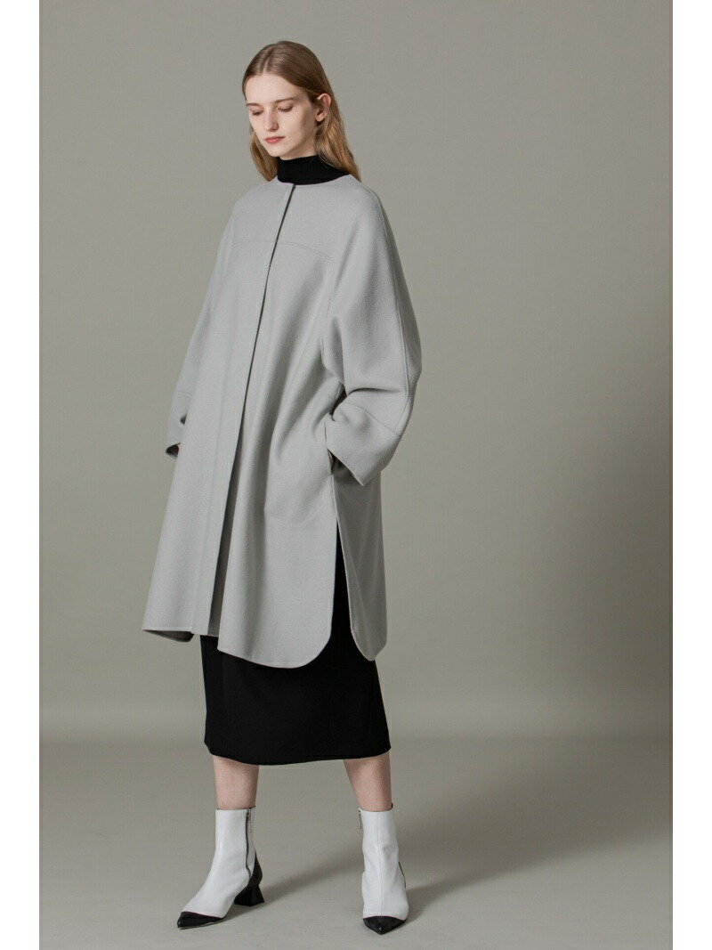 楽天市場】【SALE／30%OFF】ライトリバーノーカラーコート ADORE