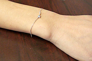 楽天市場】ブレスレット 流れ星 シューティングスター 流星 ブルー