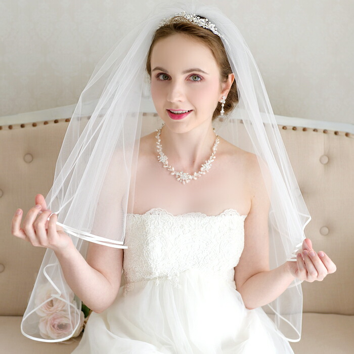 楽天市場】【日本製】【サテンパイピングベール】 【大人スッキリ