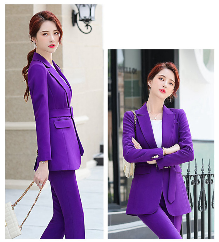 楽天市場】パンツスーツ レディーススーツ 2点セット セットアップ