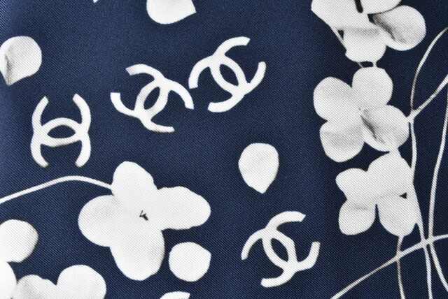 楽天市場】シャネル スカーフ CHANEL スカーフ シルクツイル CC