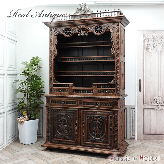 楽天市場】アンティーク キャビネット アンティーク家具 飾り棚 サイド