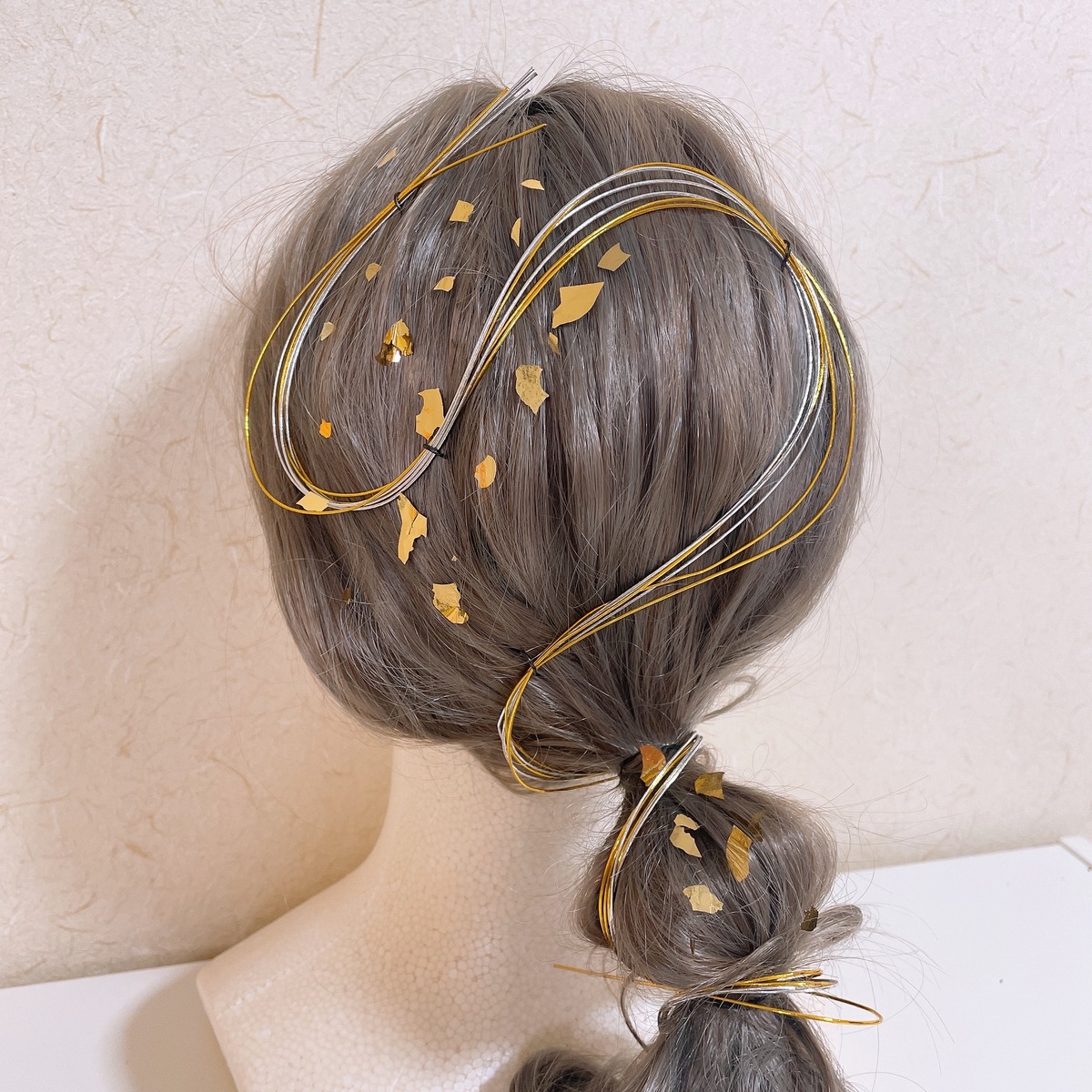 楽天市場】金箔 金箔シート 水引 髪飾り 成人式 卒業式 結婚式 前撮り