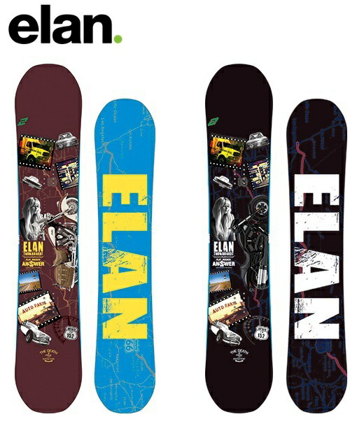 楽天市場】ELANエラン スノーボード「ANSWER/アンサー」BURGUNDY