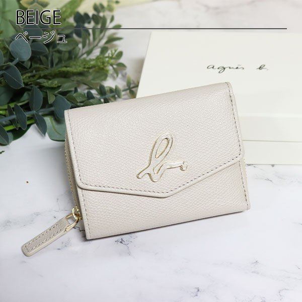 楽天市場】アニエスベー 財布 折財布 三つ折り ミニウォレット agnesb