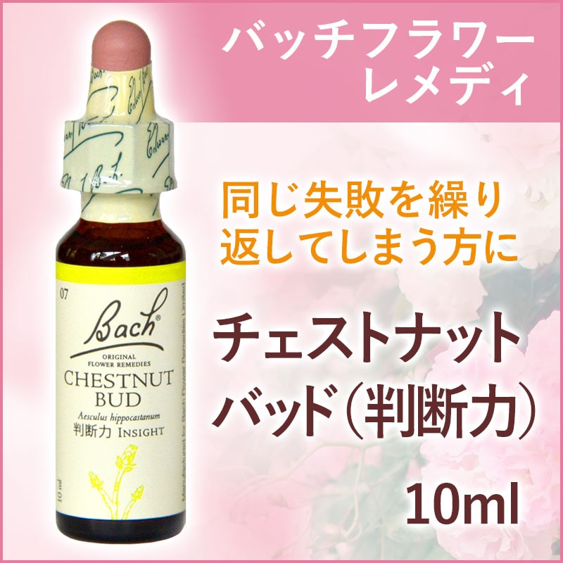 楽天市場】バッチフラワーレメディ チェストナットバッド（判断力