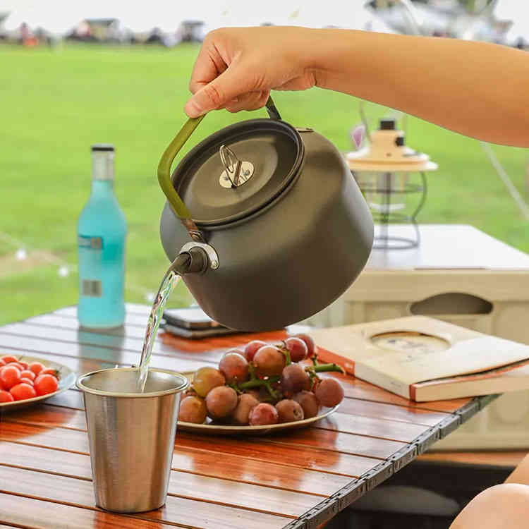 楽天市場】 レジャー シンプル シンプル 直火 アルミ やかん おしゃれ