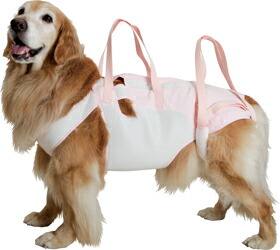 楽天市場】【大型犬用介護用品】後脚付 着たままねんねのハニカム