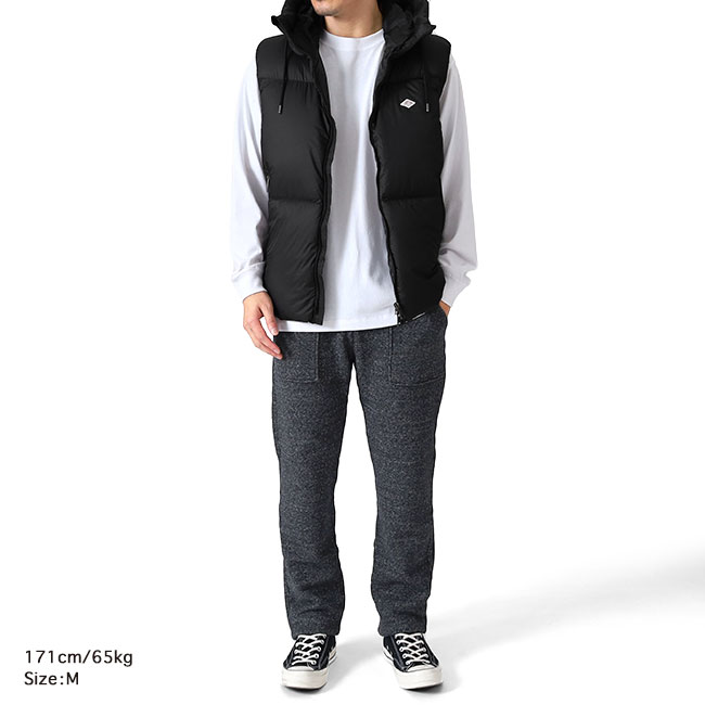 楽天市場】DANTON ダントン フード付き ダウンベスト DT-A0536 MCR