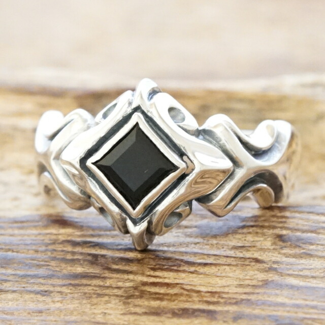 楽天市場】エムズコレクション(M's collection)オニキス リング メンズ