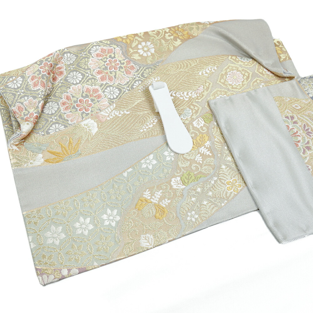 楽天市場】【 中古 】 付け帯 中古 袋帯 二重太鼓 正絹 作り帯