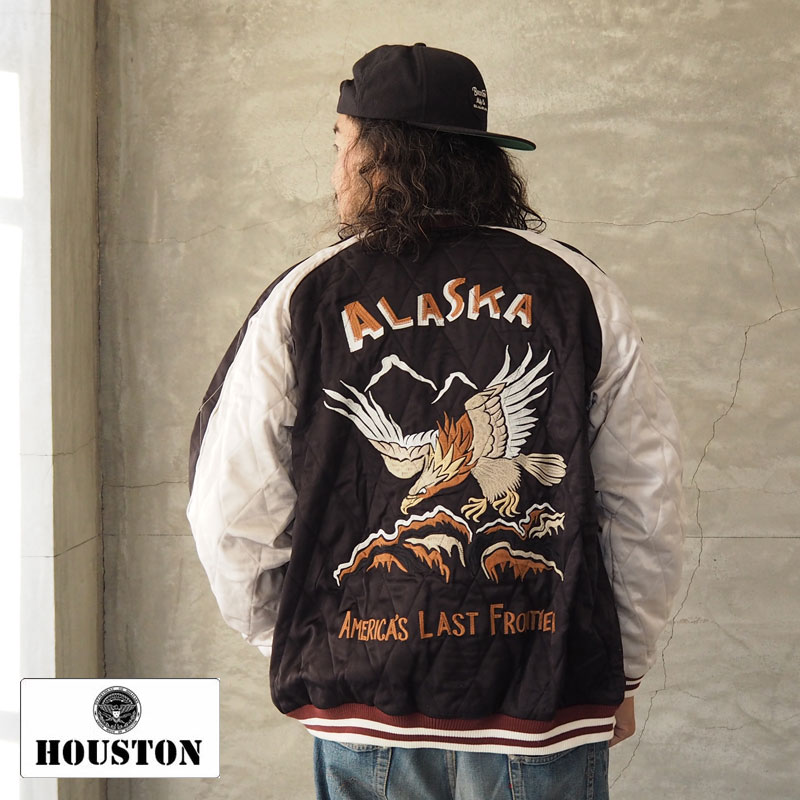 楽天市場】HOUSTON ヒューストン スカジャン RAYON SOUVENIR JACKET