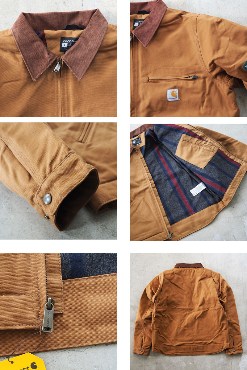 楽天市場】carhartt カーハート ジャケット メンズ ダック デトロイト