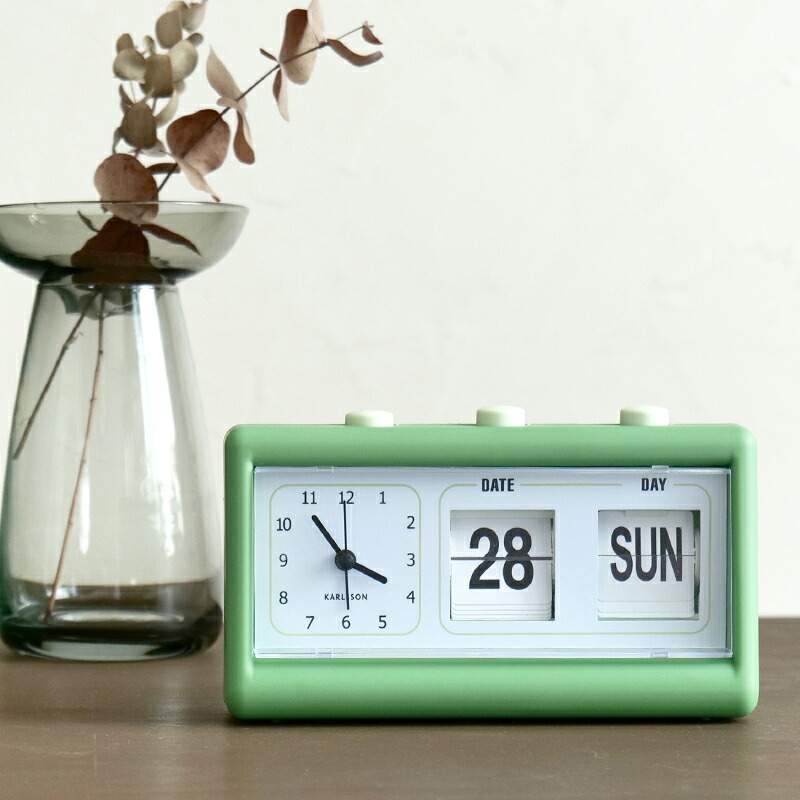 楽天市場】置き時計 KARLSSON カールソン Alarm Clock Data Flip