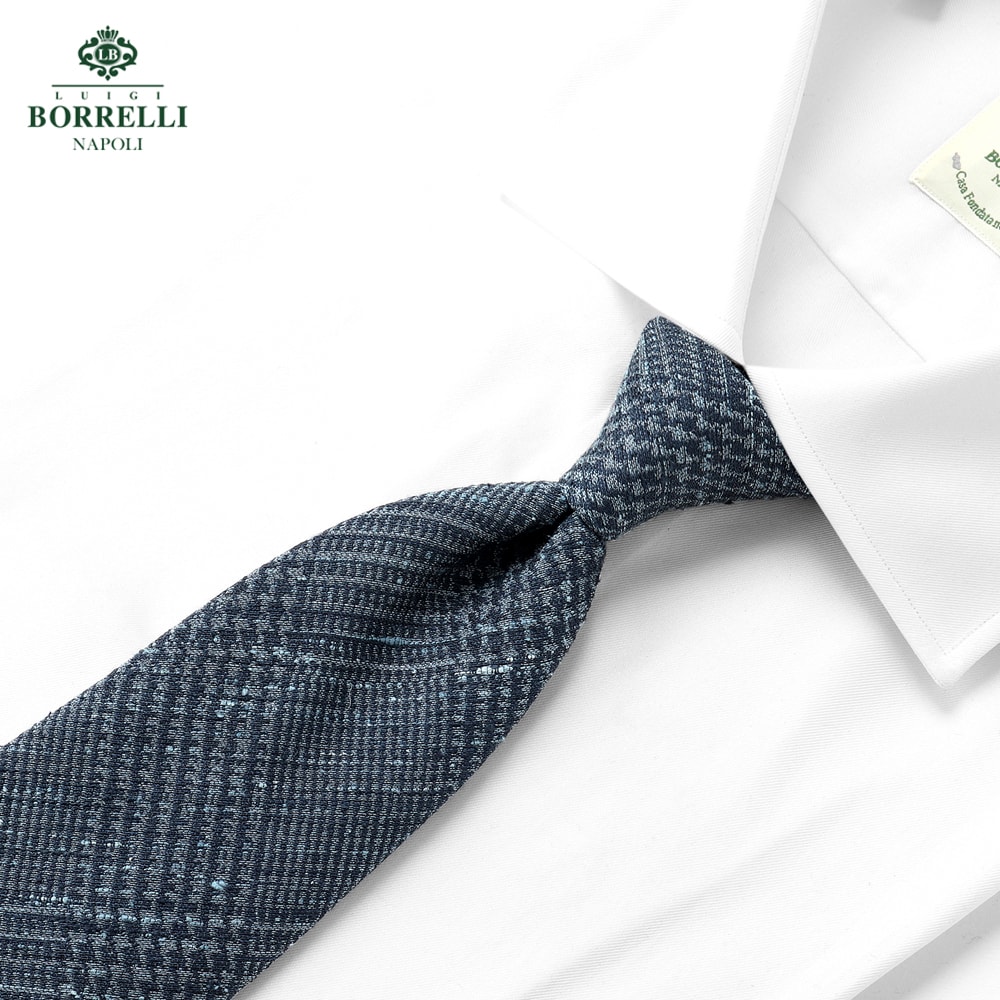 楽天市場】ルイジ ボレッリ ネクタイ ネイビーの通販