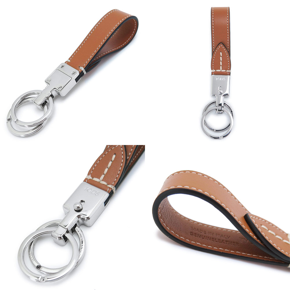 楽天市場】トッズ キーホルダー キーリング ビジブル ステッチ T
