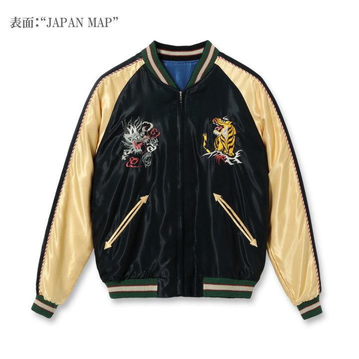 楽天市場】テーラー東洋 TAILOR TOYO スカジャン “JAPAN MAP” × “GOLD