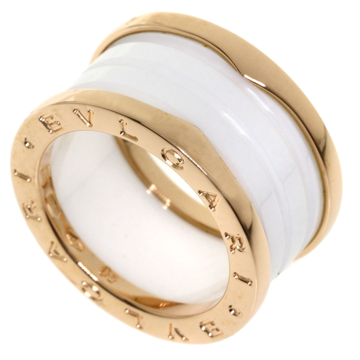 楽天市場】ブルガリ ビーゼロワン B-zero1 白セラミック #53 リング