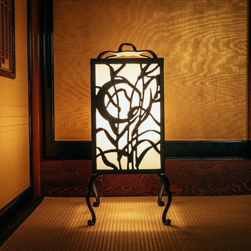 楽天市場】行燈 行灯「魯山人好み置行灯 武蔵野 Musashino」和風 照明