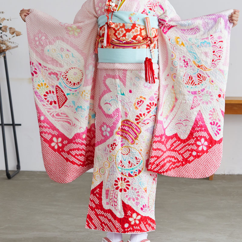 楽天市場】【レンタル】753 七五三 着物 7歳 フルセット 女の子