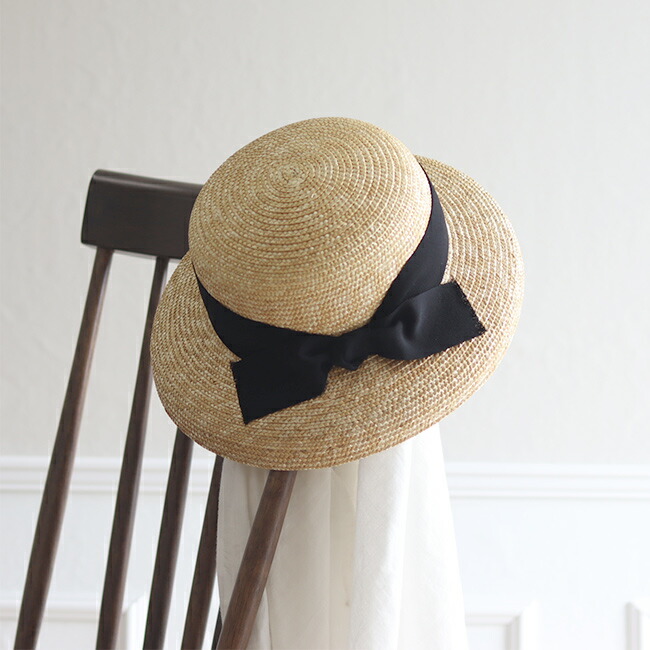 楽天市場】【特典あり】石田製帽 細麦 ストローハット カサブランカ 14