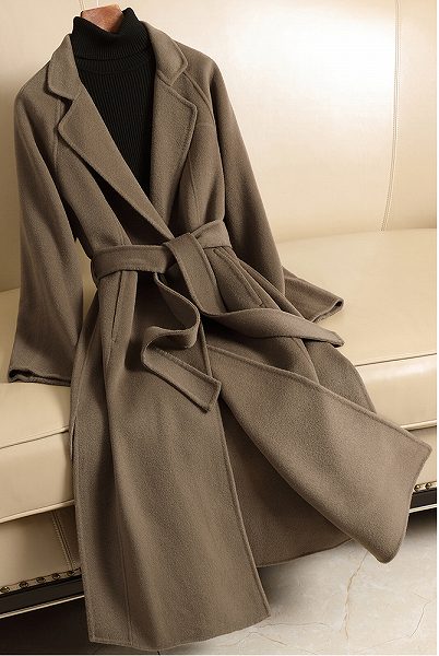 楽天市場】上品ロングコート ウール100% リバーコート ダブルフェイス