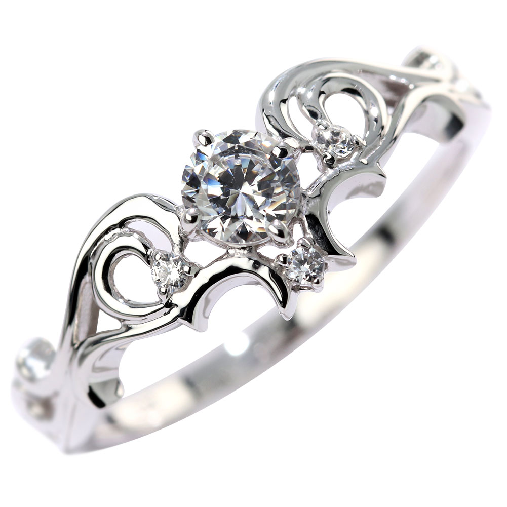 楽天市場】婚約指輪 エンゲージリング プラチナ 18金 ダイヤモンド