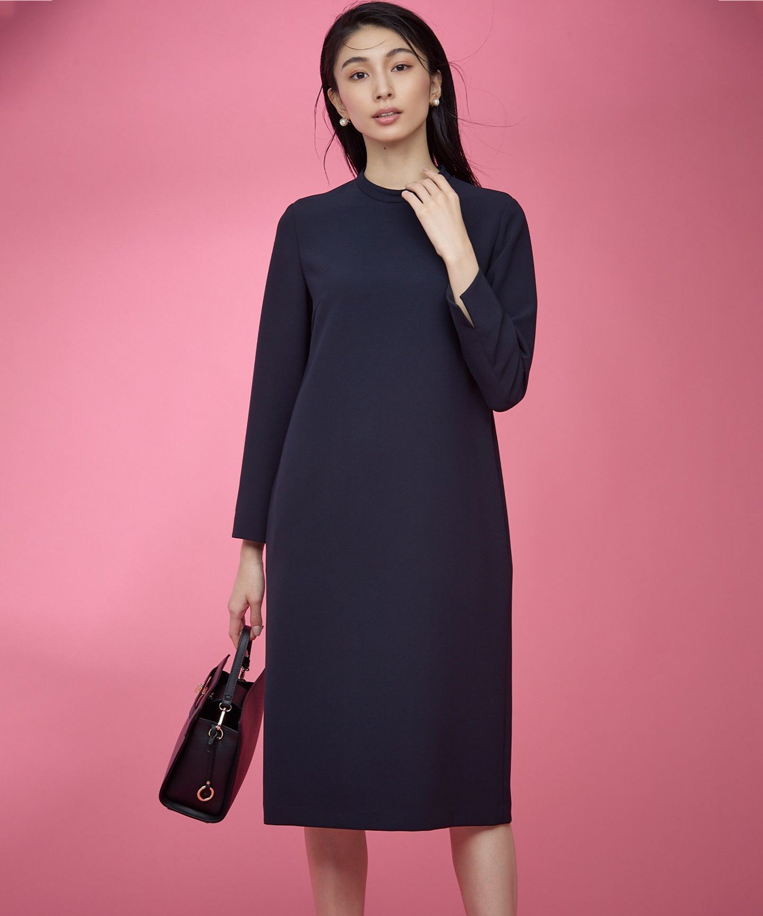 組曲｜【KUMIKYOKU NAVY】コンフォータブルドレープ レース襟