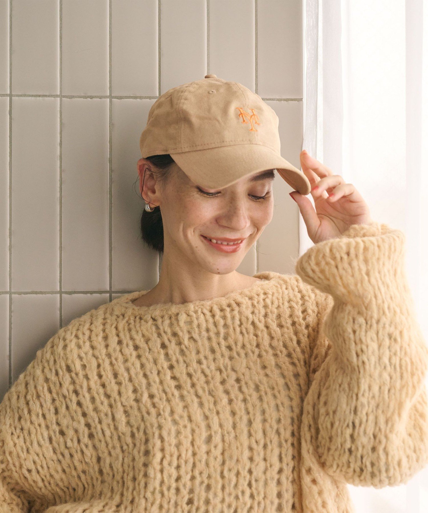 BEAUTY&YOUTH 【別注】<NEW ERA>スエードライクキャップ 別注】＜NEW ERA＞スエードライク ロゴ キャップ （キャップ