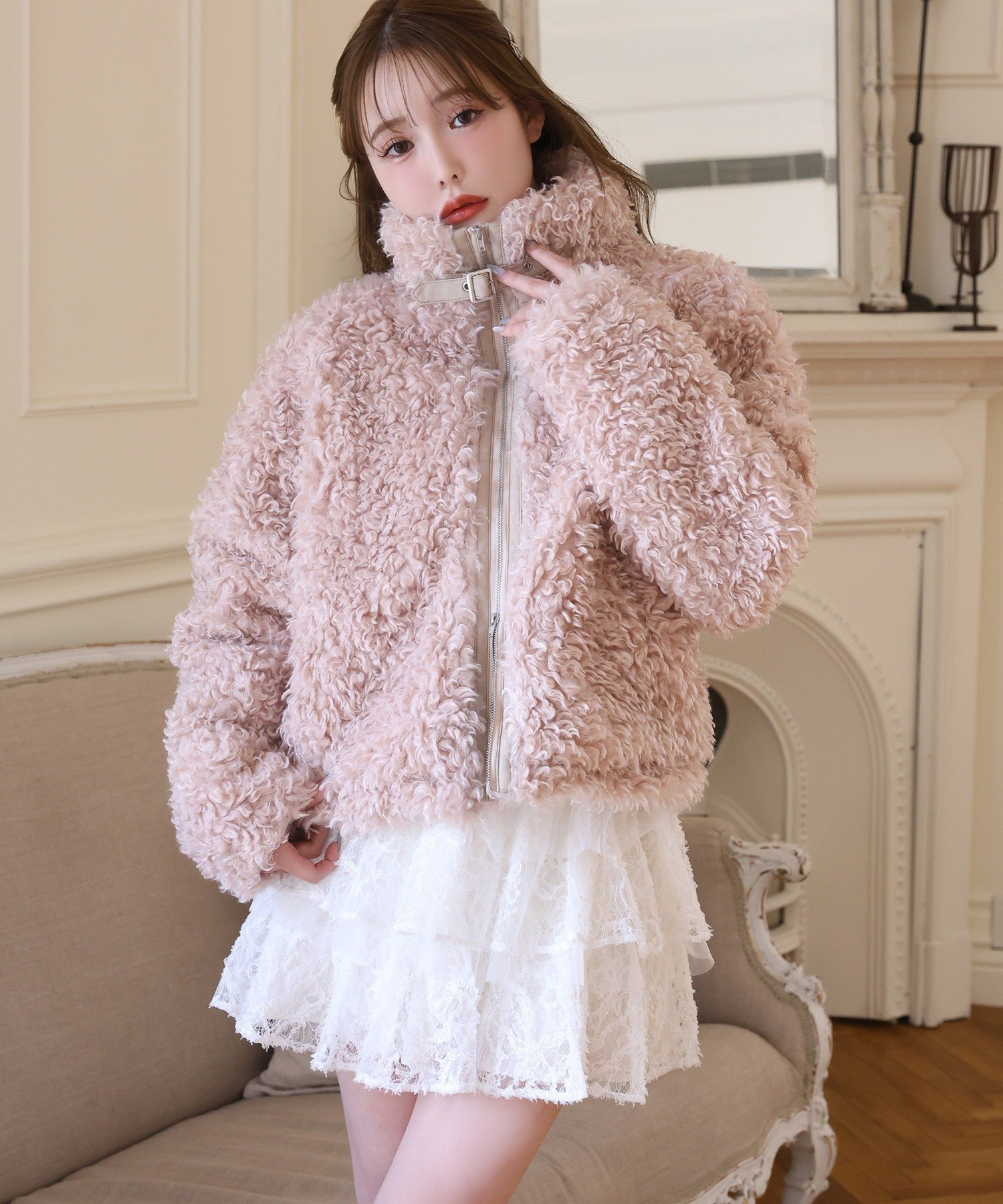 one after another NICE CLAUP｜プードルジャケット | Rakuten Fashion