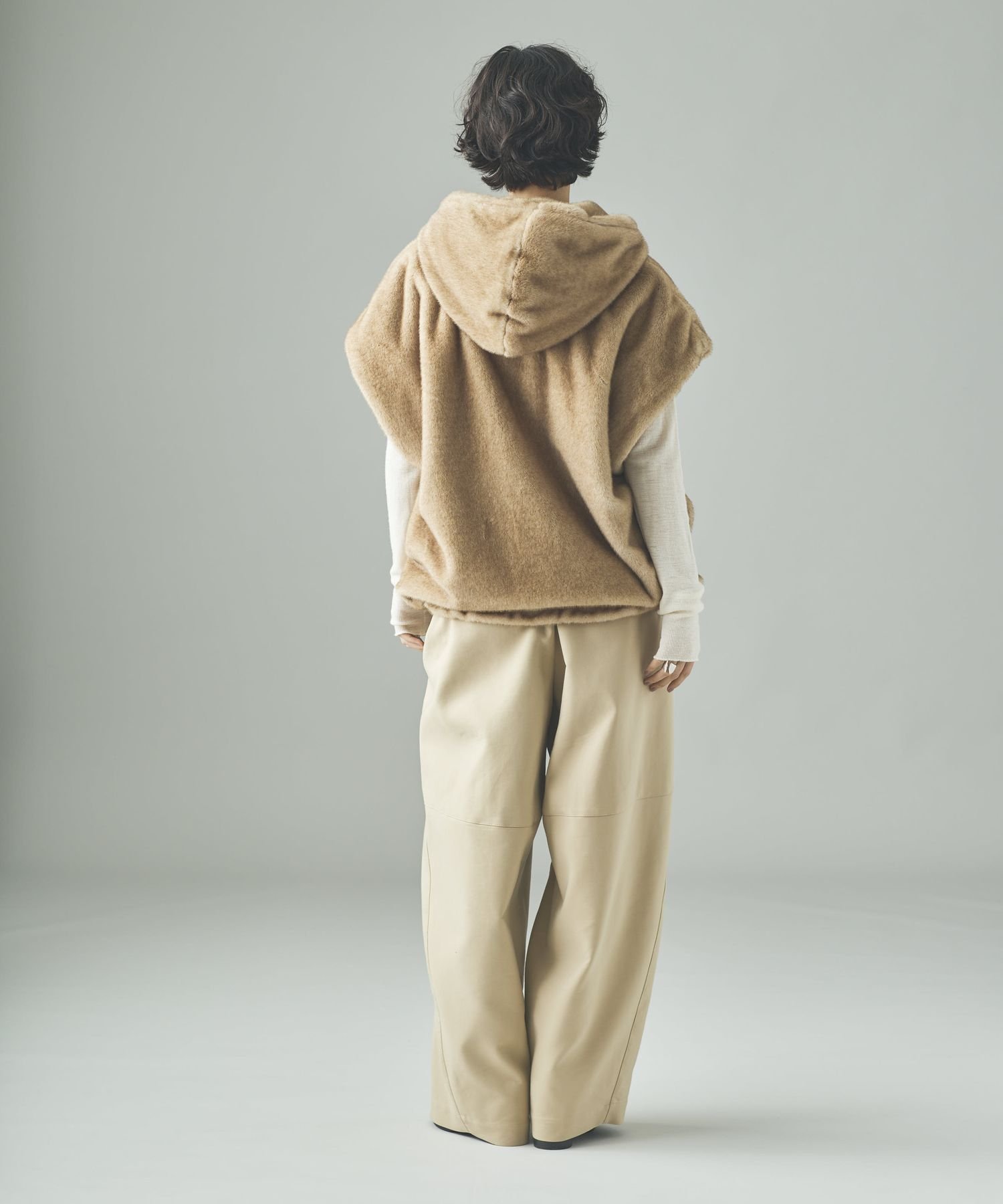 Curensology｜ファーフーディーベスト | Rakuten Fashion(楽天