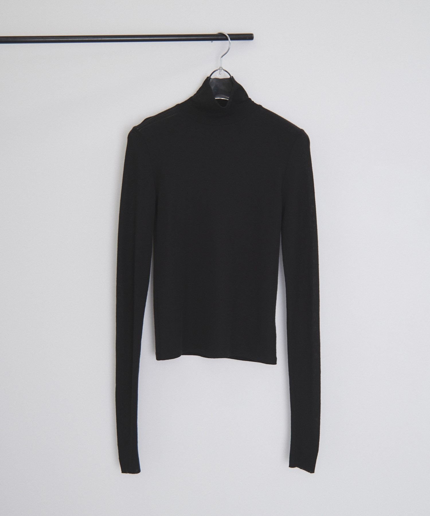 ADAM ET ROPE'｜ウォッシャブルウールタートルネックカットオフプル