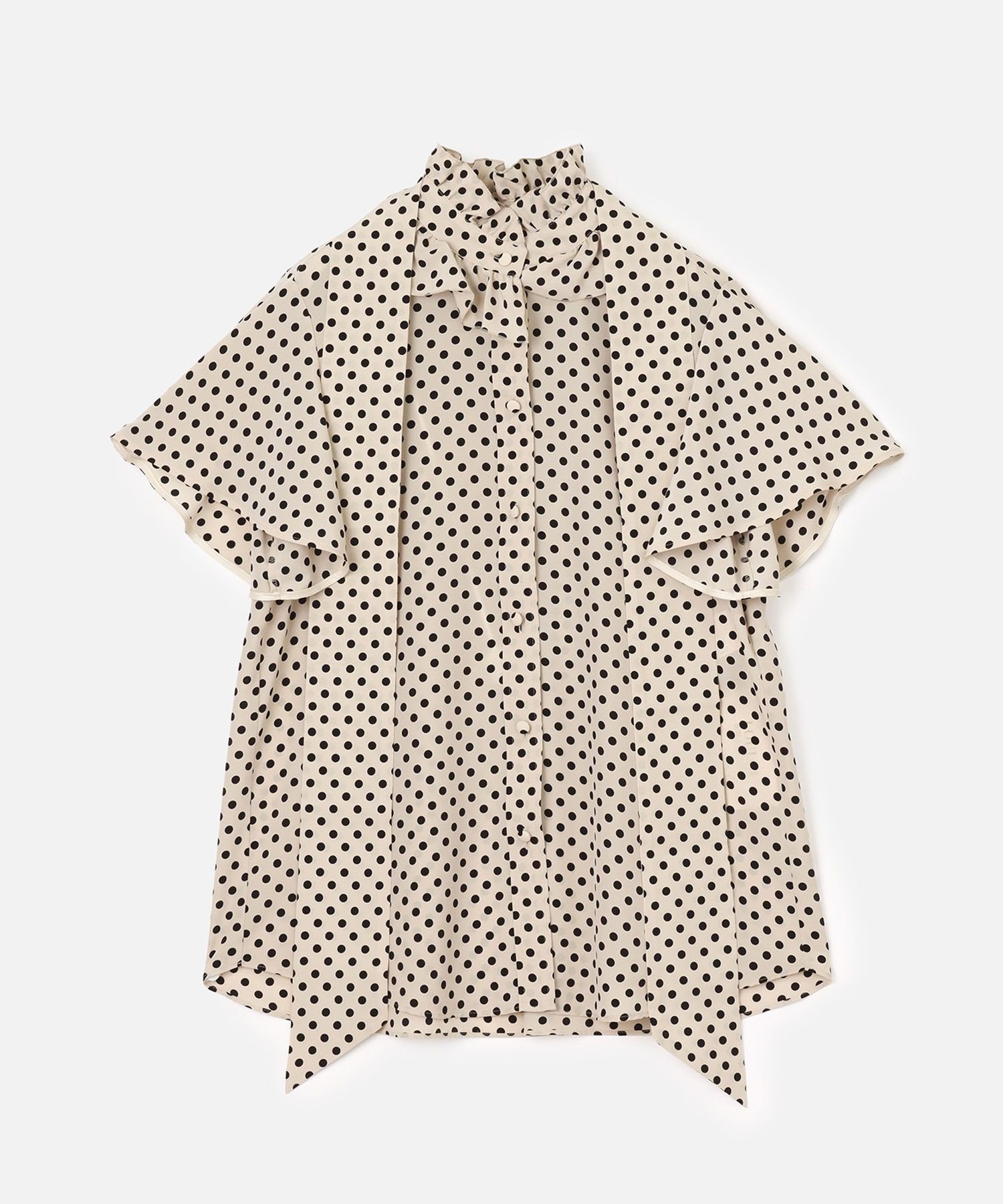 allureville｜◇【LOULOU WILLOUGHBY】デシンドットフレアスリーブ