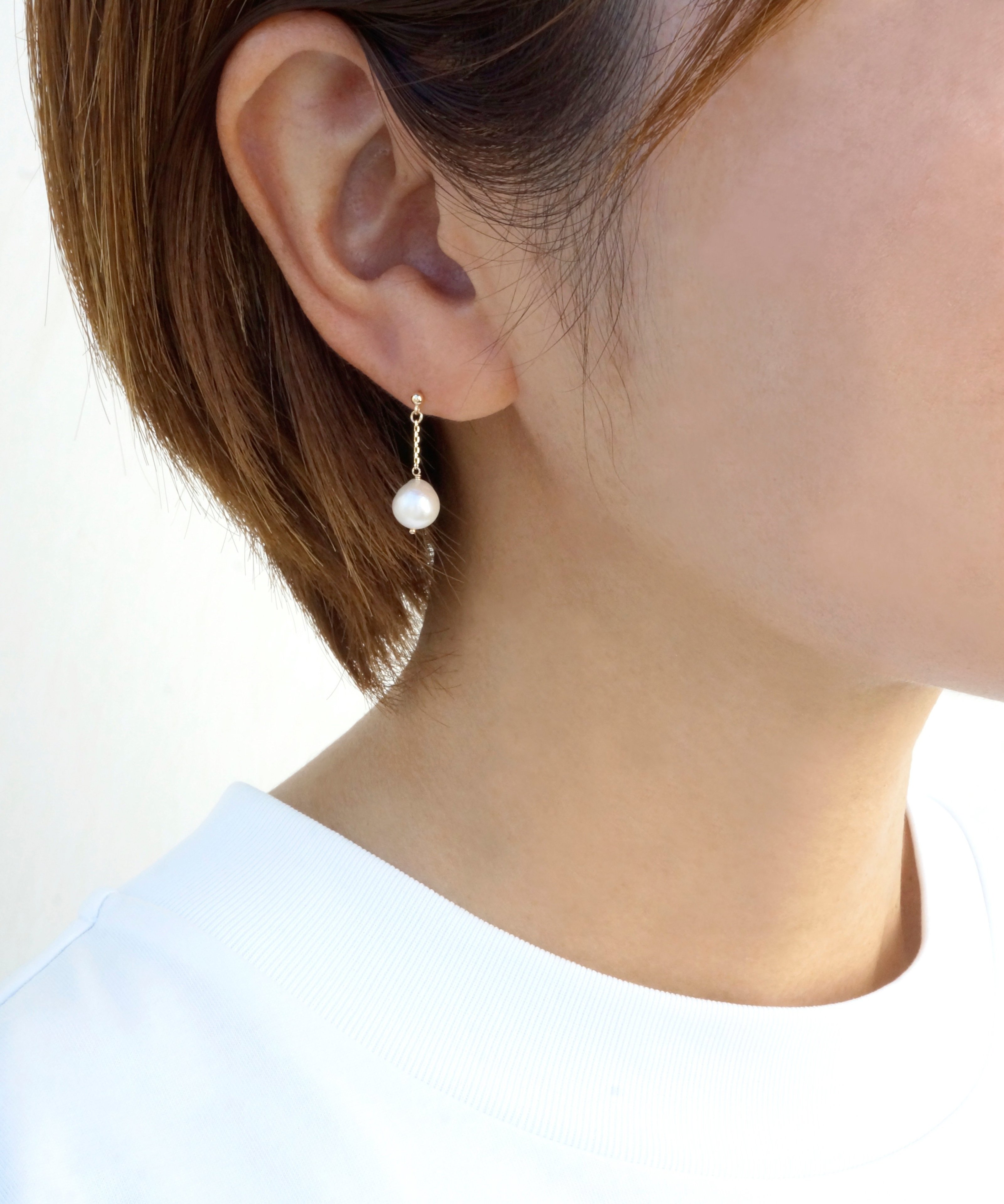 KU-CROISSANT｜「anq.」K10・ルナ リトルピアス | Rakuten Fashion