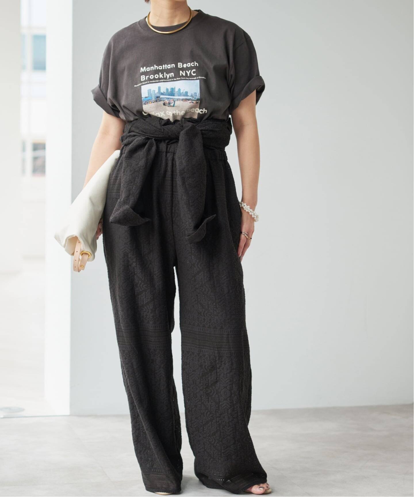 Spick & Span｜《予約》オープンカラーレースジャンプスーツ | Rakuten