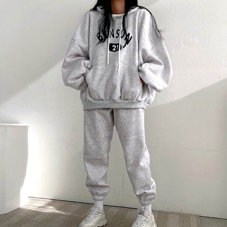 楽天市場】SHEENA 【セットアップ】ロゴパーカー×スウェットパンツ 2点