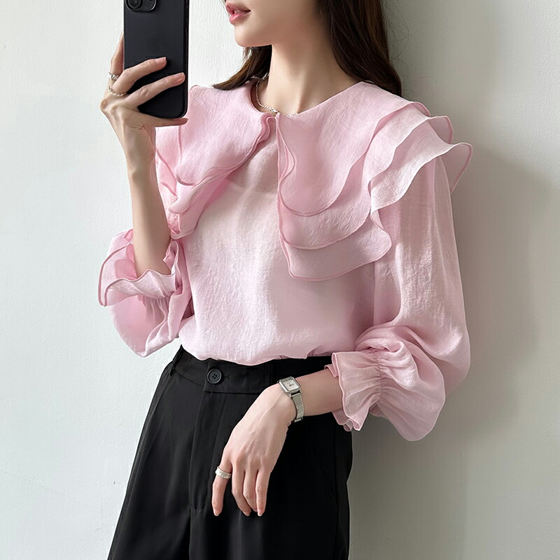 楽天市場】【3/5！クーポンで2,590円】 ブラウス レディース おしゃれ