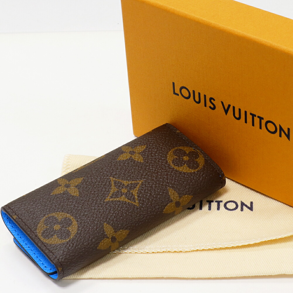 楽天市場】ルイヴィトン 4連キーケース モノグラム ブルー