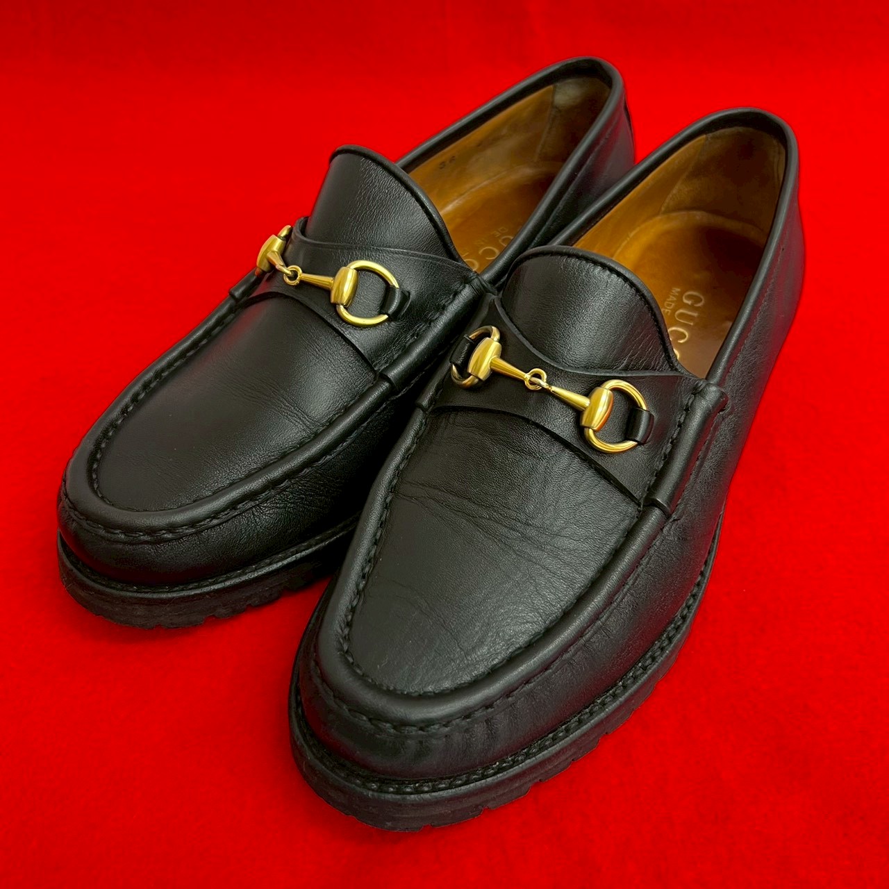 楽天市場】グッチ gucci ホースビット ローファーの通販